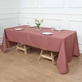 thumbnail image 2 of BalsaCircle 6 Pieces 72" x 120" Cinnamon Rose Rectangle Polyester Tablecloths Table Cover Linens, 2 of 8