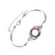 thumbnail image 3 of Pulsera con degradado, cadena ajustable, elegante, joyería creativa para mujer (blanco K), 3 of 6