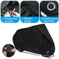 thumbnail image 4 of Cubierta Impermeable para Motocicletas PUBAMALL XXL Negro protección contra Polvo y Lluvia, 4 of 7