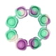 thumbnail image 4 of Pulsera de silicona Juguete Descompresión Muñequera Punta del dedo Juguete antiestrés para niños Adultos, Tricolor Vogacara FN008327-03, 4 of 6