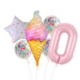thumbnail image 3 of 1/6 piezas de globos de helado de caramelo de 40 pulgadas, globos de confeti con números del 0 al 9, decoración para fiesta de cumpleaños de niña de verano, juguetes para niños, baby shower, 3 of 5