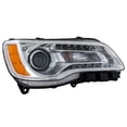 thumbnail image 2 of Headlight Compatible with CHRYSLER 300 2011-2014 RH Assembly Halogen Chrome Interior, 2 of 5