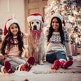 thumbnail image 3 of Collar Navideño para Perro ADOGGYGO con Pajarita a Cuadros Rojos Grande, 3 of 5