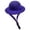 Dark Purple, variant on Funny Chicken Hat with Chin Strap,Cute Feather Top Hat for Hens and Small Poultry,Adjustable Pet Costume for Photos, Easter, and Farm Events,One Size Fits Most，Green