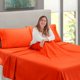 thumbnail image 5 of Juego de sábanas individuales, sábanas suaves para cama individual, sábanas y fundas de almohada de microfibra refrescante, juego de 3 sábanas individuales., 5 of 6