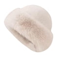 thumbnail image 1 of Gorro de piel sintética perfecl para mujer Color camello, 1 of 8