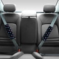 thumbnail image 2 of Renewold Paw Purple Blue Auto Seat Belt Pads Soft Cat Dog Puppy Footprint Car Seat Belt Strap Shoulder Pad for Women Men Automobile Accessories Decor, 2 Pack, 2 of 6