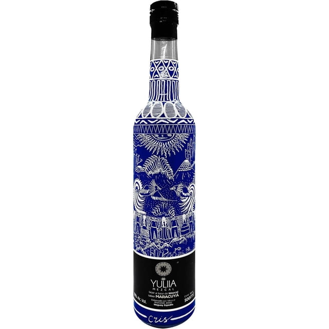 Licor de Mezcal Artesanal Yuliia Sabor Maracuyá 18° blanco 500 ml
