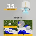 thumbnail image 3 of Portable Air Pump Cordless Electric Air Pump Quick Inflate Deflate for Pool Floats Air Mattress, 3 of 8