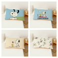 thumbnail image 2 of Funda de almohada de una sola cara con dibujos animados de Snoopy, Woodstock y Charlie Brown, ropa de cama creativa para estudiantes y niños al por mayor, 2 of 5