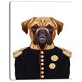 thumbnail image 2 of Chien Boxeur Drôle en Uniforme Militaire - Impression sur Toile Animal, 2 of 3