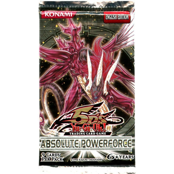 YuGiOh Trading Card Game Absolute Powerforce Booster Pack (Unlimited)