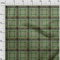 thumbnail image 2 of oneOone Organic Cotton Poplin Twill Fabric Tartan Check Printed Craft Fabric BTY 42 Inch Wide, 2 of 4