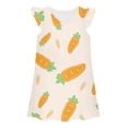 thumbnail image 1 of Pyjama Bébé Filles Été Mignon Imprimé Lapin Robe de Nuit Sans Manches Décontractée Beige 8 Ans-9 Ans, 1 of 2
