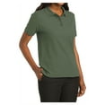 thumbnail image 4 of Mafoose Women's Comfortable Silk Touch Polo Golf Shirt Short Sleeve Clover Green 4XL, 4 of 7
