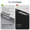 thumbnail image 5 of Dteck Magnetic Case for iPhone 16 Pro,Shockproof Matte PC+TPU Case Compatible with MagSafe Translucent Matte Back Cover Built-in with Smart Touch Buttons for iPhone 16 Pro, Gray, 5 of 8