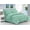 Mint Green, variant on Elegant Comfort 8-Piece Dobby Stripe Bed-in-a-Bag Comforter Set, Includes 4pc Smart Sheet Set, Bed Skirt, Comforter, Matching Pillowcases, and Shams - Full/Queen, Mint Green