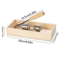 thumbnail image 3 of WMGHA Nut Cracker Heavy Duty Walnut Cracker with Wooden Base Adjustable Nut Tongs,Non-slip Handle,Manual Nut Crackers for All Nuts Nut Cracker Tool for Walnut Pecan Macadamia Chestnut and More, 3 of 9