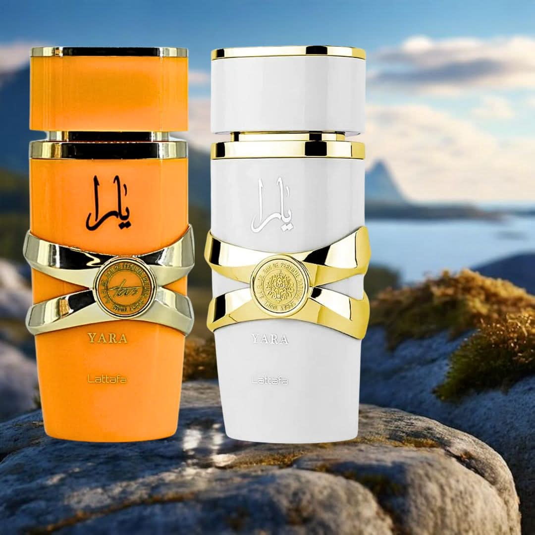 Yara Tous & Yara Moi Eau de Parfum Sprays 100ml (3.4 oz) by Lattafa (Bundle)