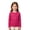 55#Hot Pink, variant on Kids' Long Sleeve T-Shirt Solid Base Layer Tee Casual Clothing Layering Campus Basic Shirt