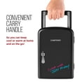 Chefman 4L Portable Mini Fridge with Dry Erase Door, Heating and Cooling Black