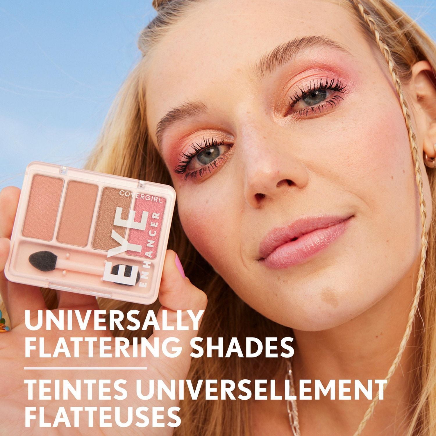 Eye Enhancers Eyeshadow, silky, sheer formula, double ended applicator, 100% Cruelty-free, silky, sheer formula