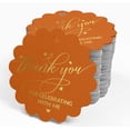 thumbnail image 4 of Inkdotpot 100 Pack Thank You For Celebrating With Me Birthday Favor Paper Tags Craft Real Gold Foil Hang Tags, 4 of 6