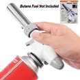 thumbnail image 4 of Butane Torch Kitchen Blow Lighter - Culinary Torches Chef Cooking Professional Adjustable Flame with Reverse Use for Creme, Brulee, BBQ, Baking, Jewelry by (Butane Fuel Not Included), 4 of 6