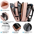 thumbnail image 2 of Mochila de viaje BANGE 35L para mujer con puerto de carga USB, 2 of 8