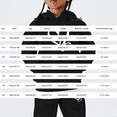 thumbnail image 3 of CPNG Teens Kids Unisex Boys Girls Sweatsuit 2 Piece Set Heart Print Sweatsuits Hoodie Sweatshirts and Sweatpants Set(Khaki,9-10 Years), 3 of 5