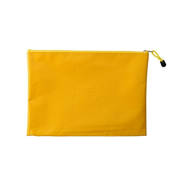 Yellow Stationery Bags office Supplies Thickened Writing Board Student Color File Clip Home School Folder Oxford Cloth Material Yellow Color 13.19 X 9.45 X 1.18 Inches