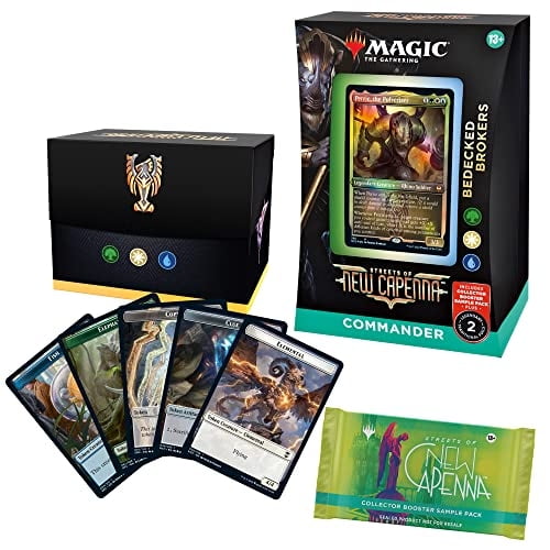 Magic: The Gathering Streets of New Capenna Commander Deck — Bedecked Brokers + Paquete de