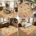 thumbnail image 5 of Large Area Rugs 8'x10', Maple Leaves Fall Carpet Runner Indoor Outdoor Rugs Home Decor Aesthetic, Thanksgiving Rustic Orange Plaid Non Slip Mats Washable Accent Rug for Living Room Bedroom, 5 of 8