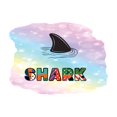 thumbnail image 2 of Animal Wall Decals for Care Taker Daycare - Shark's Fin Shark DIY & Creativity Boy Girl Bedroom Wall Sticker - Size: 40 In x 28 In, 2 of 5