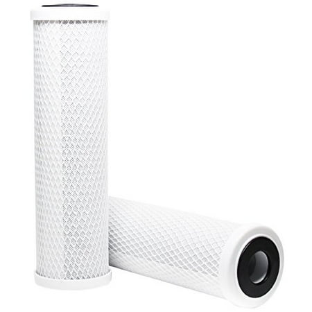 Bag Filter Housing (2-Pack Replacement WaterPur CCI-10-CLW Activated Carbon Block Filter - Universal 10 inch Filter for WaterPur Clear Water Filter Housing by)