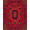 Red, Pattern 3, variant on ODIKA 4'x6' Machine Washable Non-Slip Area Rug, Celtic Knot with Interlaced Heritage Symbolism High Traffic Rug, Red, 546777