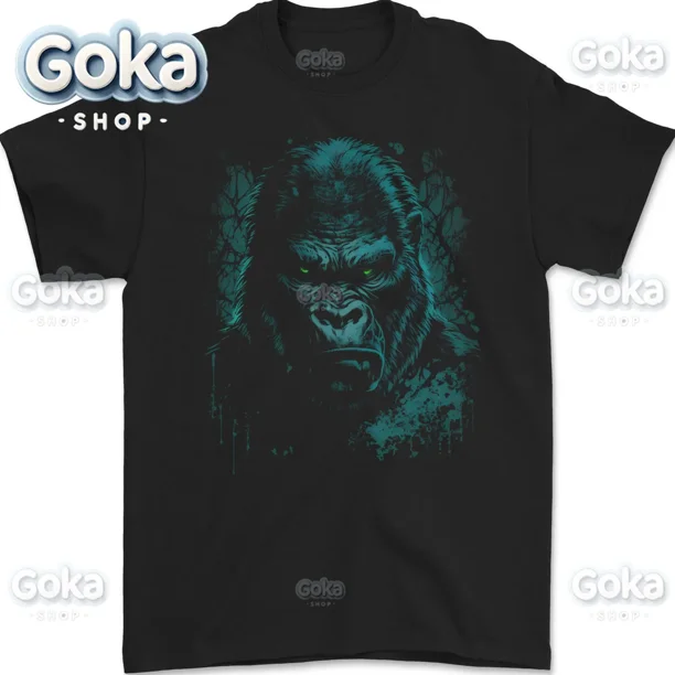 Camisetas con gráficos oscuros de A Mean Gorilla ropa para hombre novedad en camisetas y camisetas de algodón para mujer Camiseta estampada Y2K ropa bonita y divertida