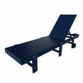 thumbnail image 5 of Modern Poly Reclining Chaise Lounge With Wheels, Navy Blue, 5 of 12