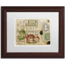 Trademark Fine Art 'Cabbagetail' Canvas Art by Nick Bantock, White Matte, Wood Frame