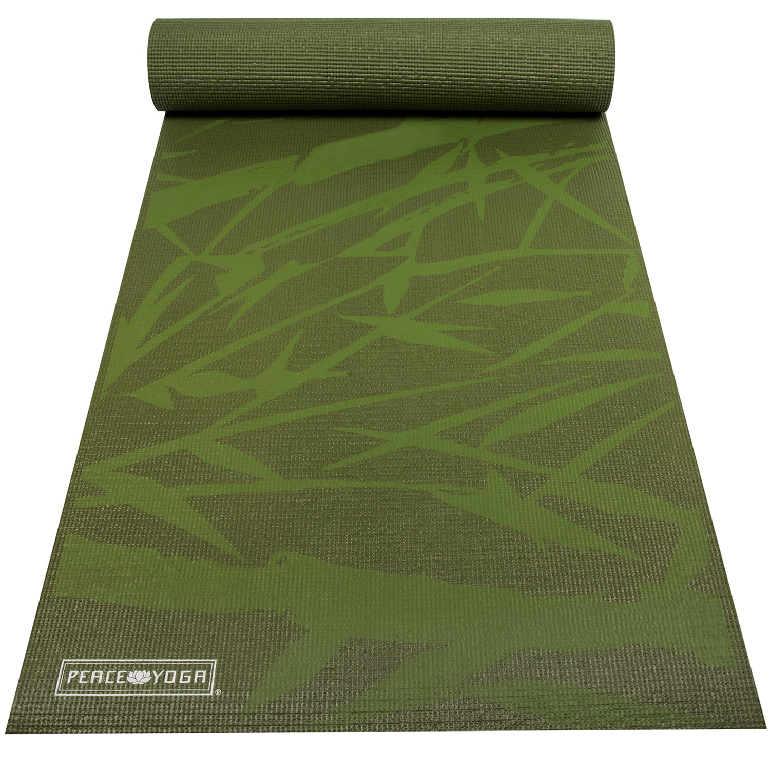 Peace Yoga Extra Thick 3mm or 6mm Pilates Exercise Yoga Mat with Printed Design 