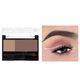 thumbnail image 1 of 2 in 1 Eyebrow Powder, Portable, Two-Tone, Adjustable, for Beginners, Light Khaki, Light Brown, 1 of 4
