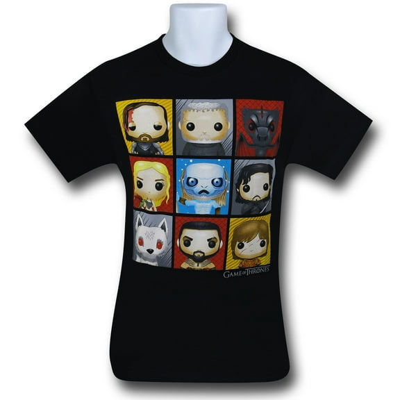 Game of Thrones Pop Art T-Shirt-Men's XLarge