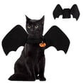 thumbnail image 1 of Billuyoard Nueva ropa linda para mascotas Alas de murciélago negro y arnés de campana Suministros para mascotas para gatos y perros grandes, medianos y Kits de decoración para fiestas No.6 Billuyoard HA044639-06, 1 of 6