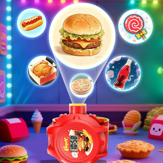 Children's Projection Watch Puzzle Luminous Children's Toy Christmas Halloween Toy