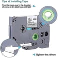 thumbnail image 4 of 5-Pack Compatible Laminated Label Tape for Brother TZe-231 TZ-231 Replacement, 4 of 5
