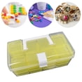thumbnail image 1 of arctrm Bead Organizer 32 Grids with Hinged Lid Dustproof Sturdy Bead Storage Containers Craft Organizers for Small Items DIY Storing Yellow, 1 of 3