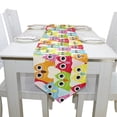 thumbnail image 1 of EREHome Cartoon Owl Table Runner 13x70 Inches Mutilcolor Table Top Decoration, 1 of 5