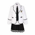 thumbnail image 5 of Student Long Sleeve Chorus School Uniform Junior High School Boys and Students Students Japan and South Korea JK Uniform Set, 5 of 6