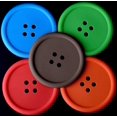 thumbnail image 4 of Coasters [Cute As a Button / 5-Pack] Silicone Heat Resistant/Non-Slip Coasters for Coffee, Tea & Other Hot or Cold Drinks, 4 of 5