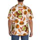 thumbnail image 3 of Balery Burger Camisa Casual de Manga Corta con Botones para Hombre, Texturizada, Estilo Cubano, para Playa, Verano-Medium, 3 of 5